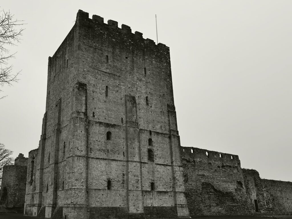 Outside the main keep